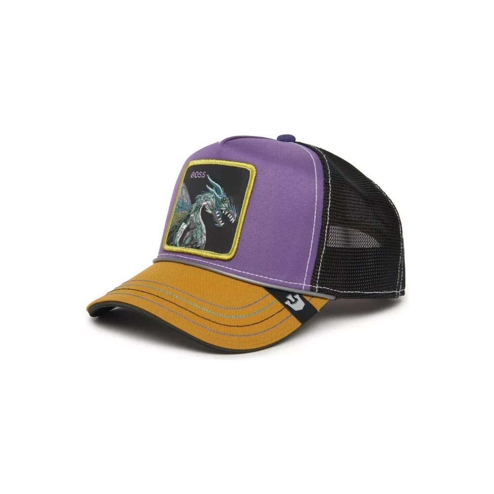 Goorin Bros Paarse Dragon Hammer Spike Trucker Cap Purple Heren