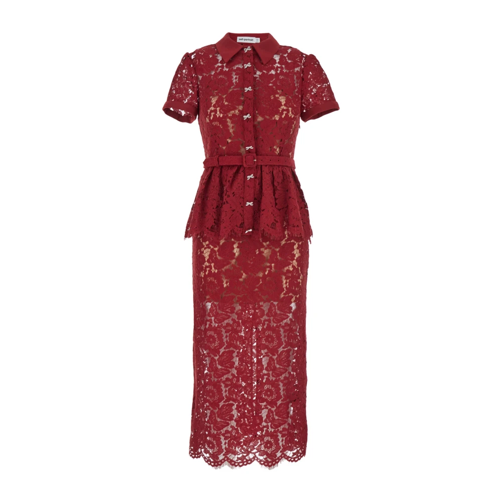 Dresses > Day Dresses > Midi Dresses - - Self Portrait - Modalova