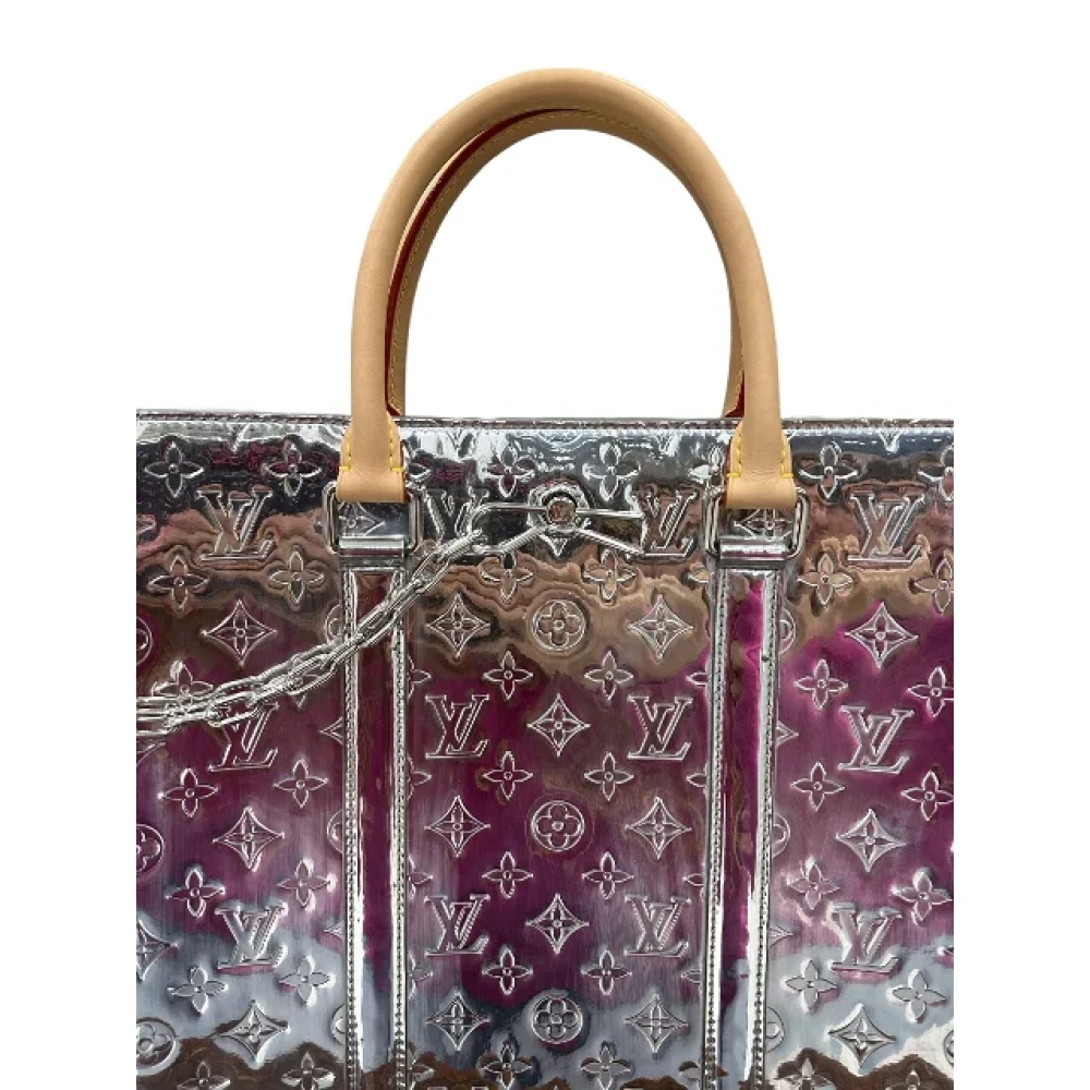 Louis Vuitton Vintage Pre-owned Fabric handbags Gray Dames