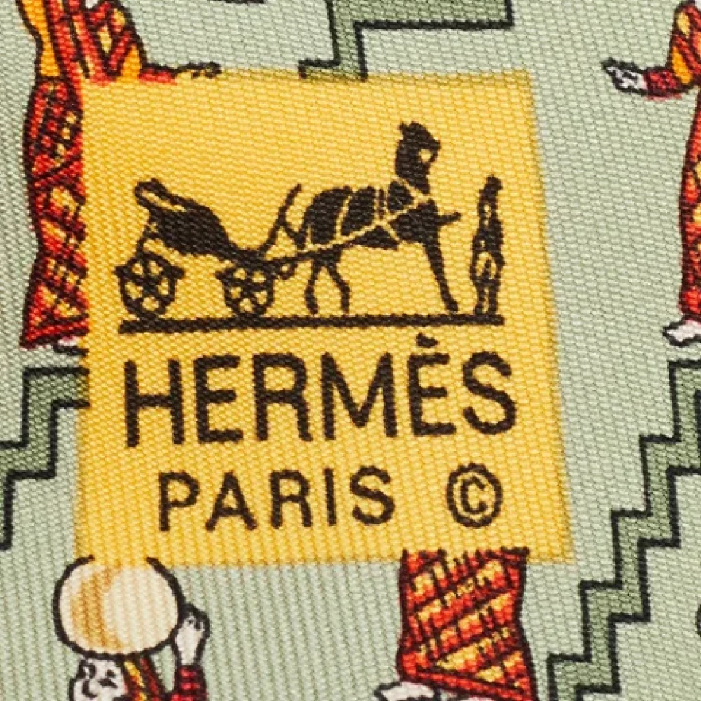 Hermès Vintage Pre-owned Silk tops Green Heren