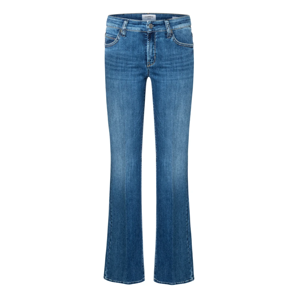 CAMBIO Flared Jeans Klassieke Stijl Blue Dames
