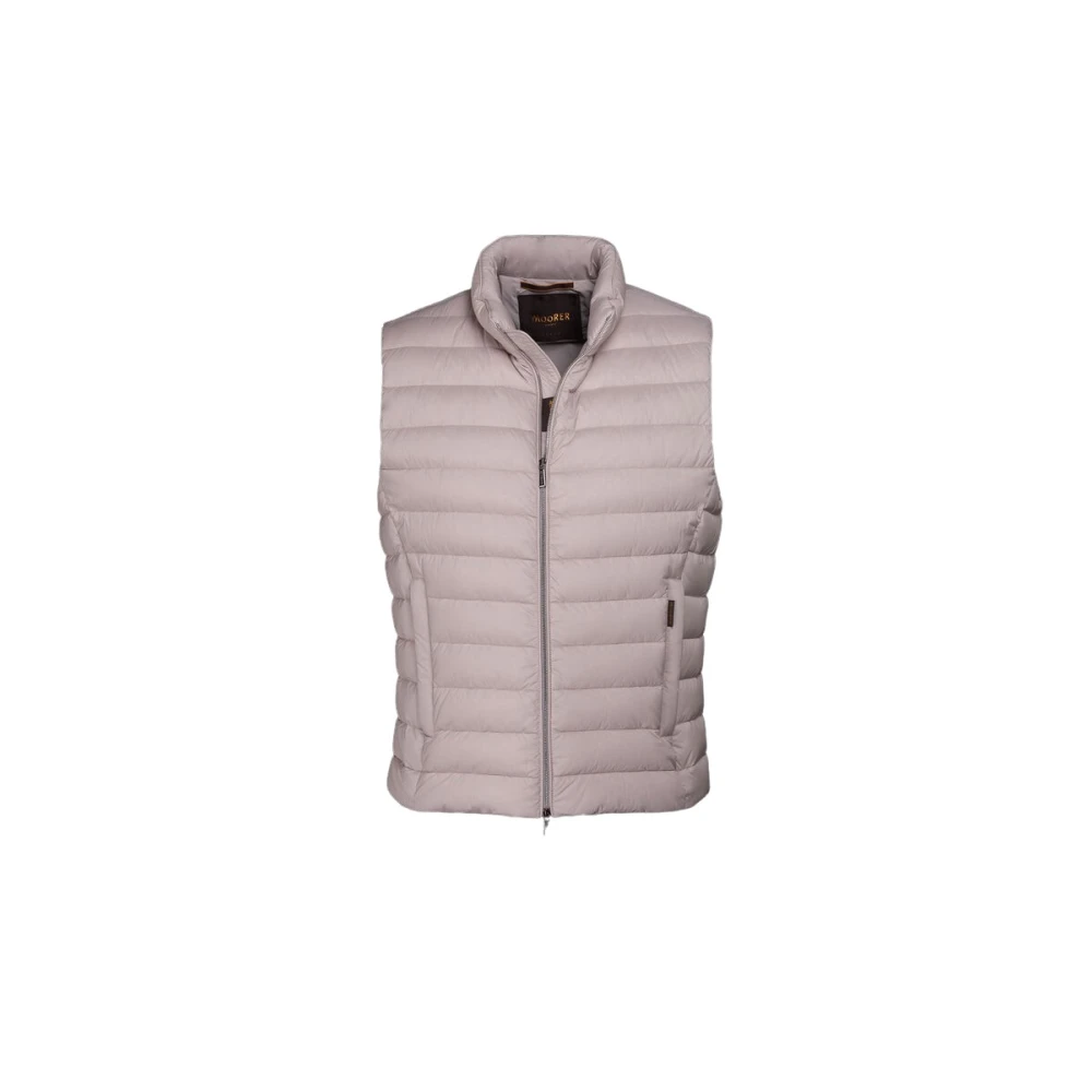 Moorer - Jackets > Vests - Beige - Moorer - Modalova