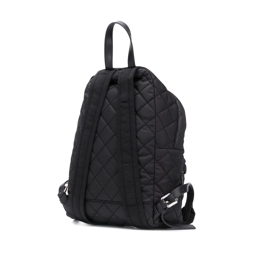 Moschino Stijlvolle Rugzak voor Dagelijks Gebruik Black Dames