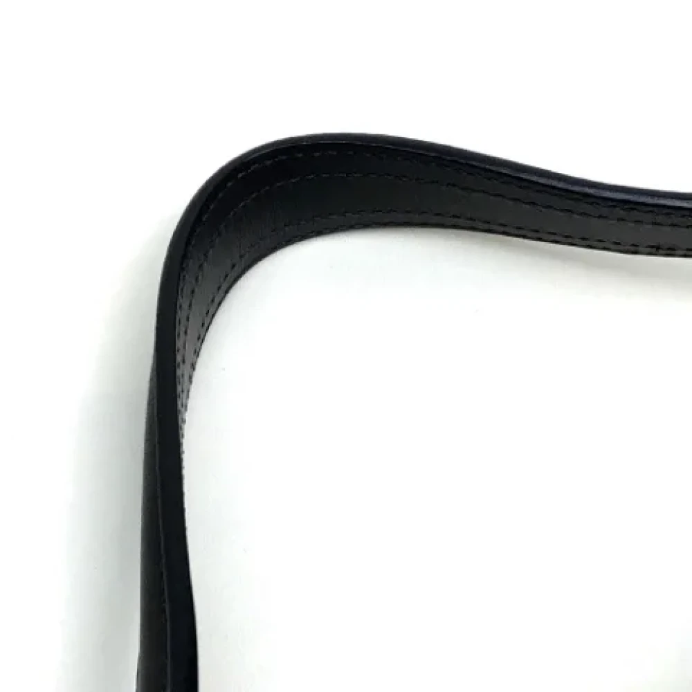 Yves Saint Laurent Vintage Pre-owned Cotton handbags Black Dames