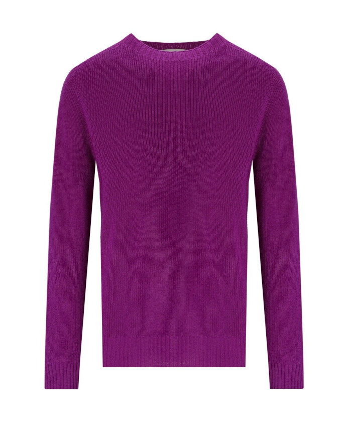 pull-col-rond-en-laine-violette