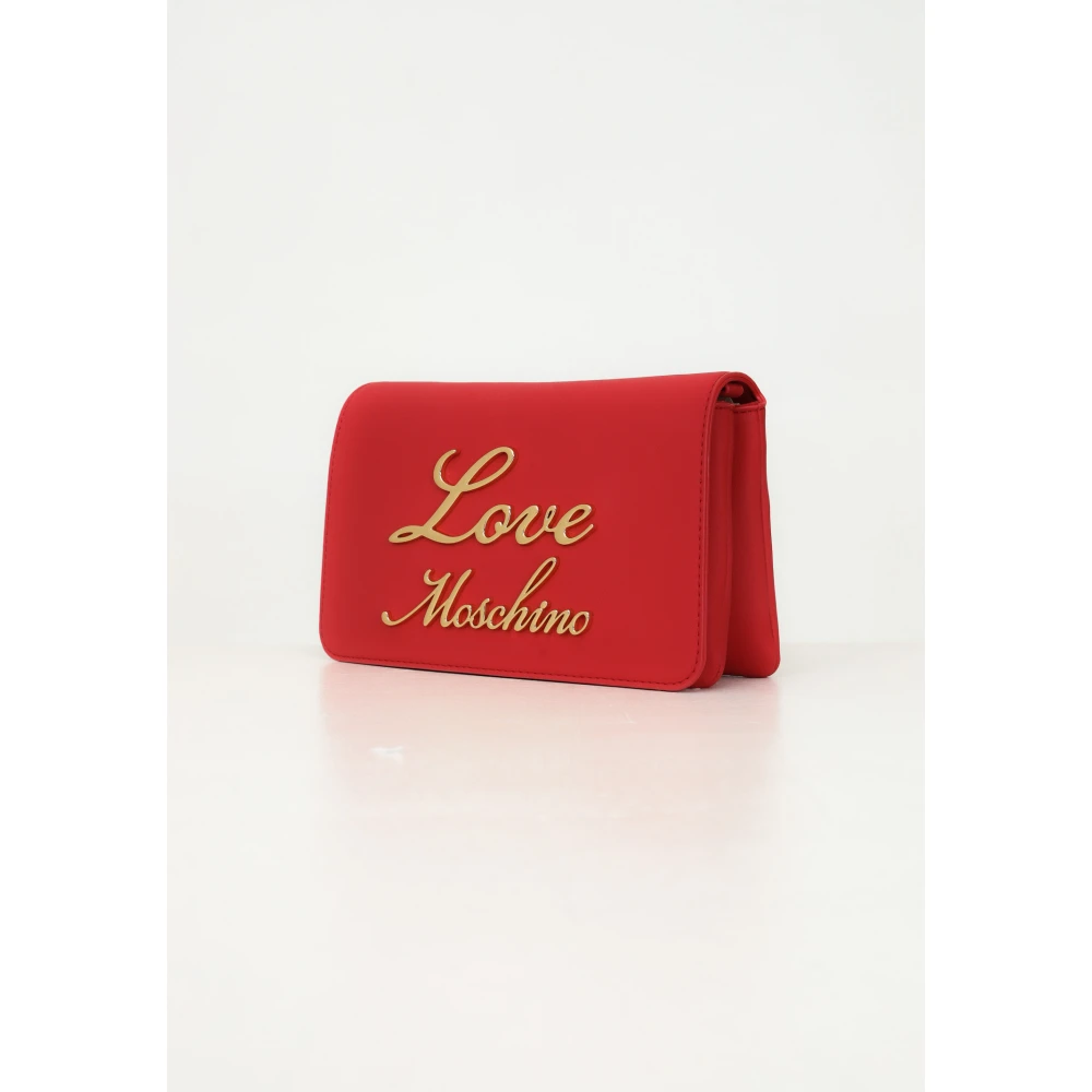 Love Moschino Rode Schoudertas Elegant Opvallend Must-Have Red Dames