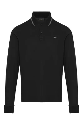 Broderad Logotyp Bomullspikétröja
