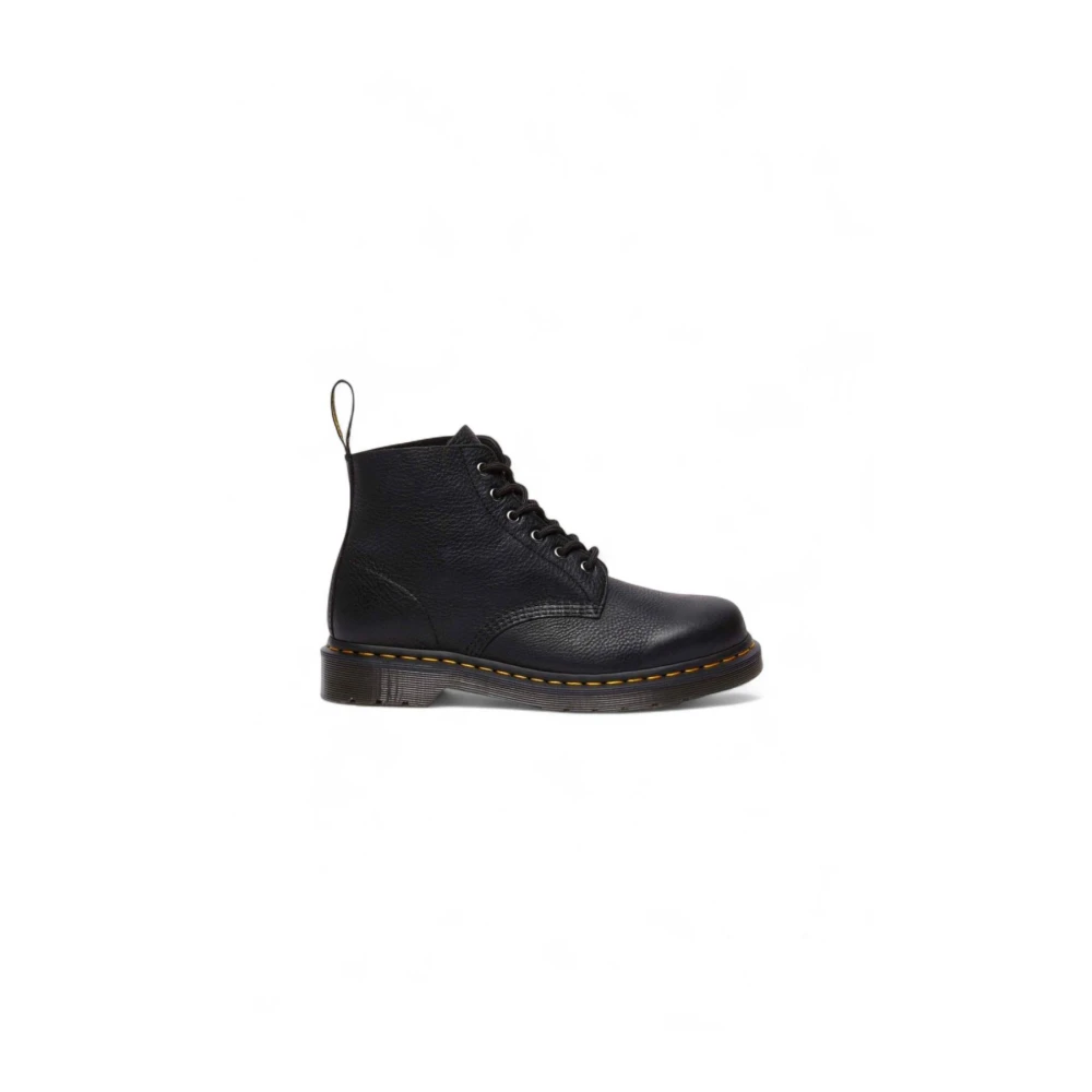 Dr. Martens Leather Lace-Up Boots - Male - Lace-Up Boots - Black - 7 Uk - Shoes
