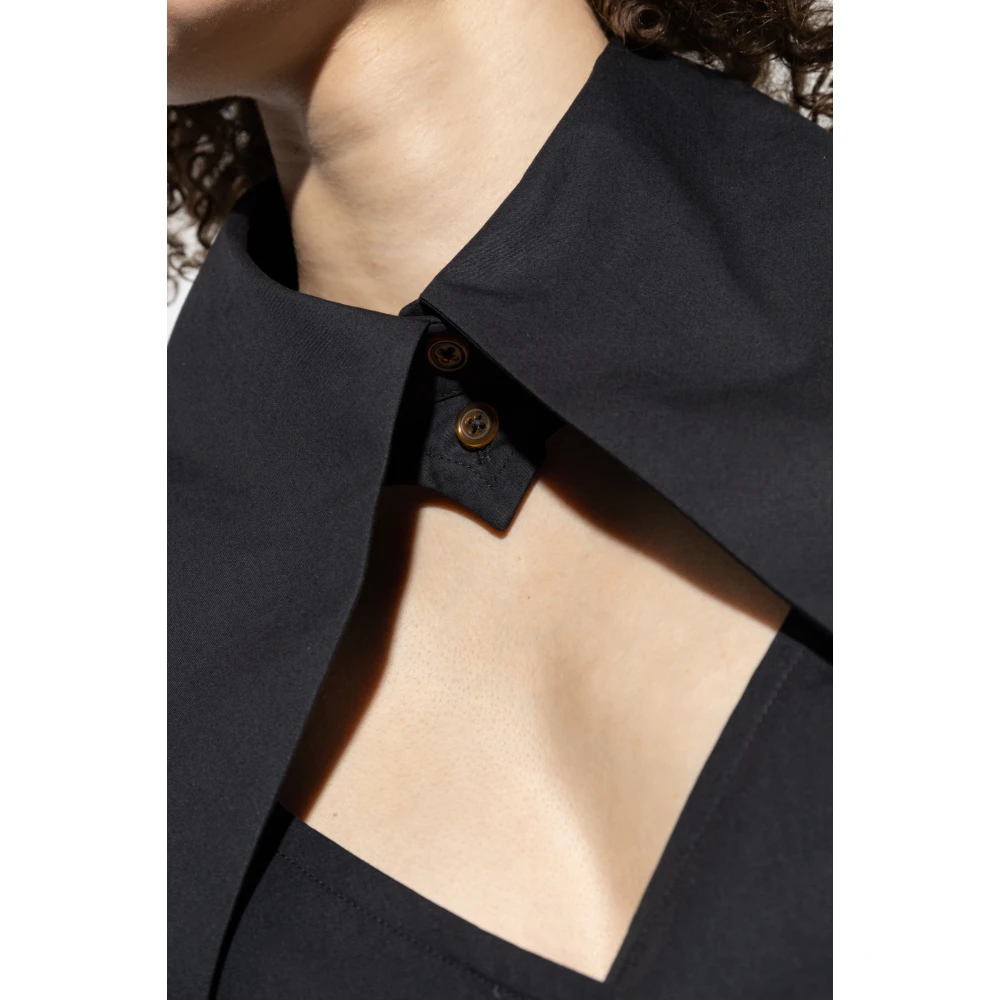 Vivienne Westwood Korte shirt met uitsnijding Black Dames