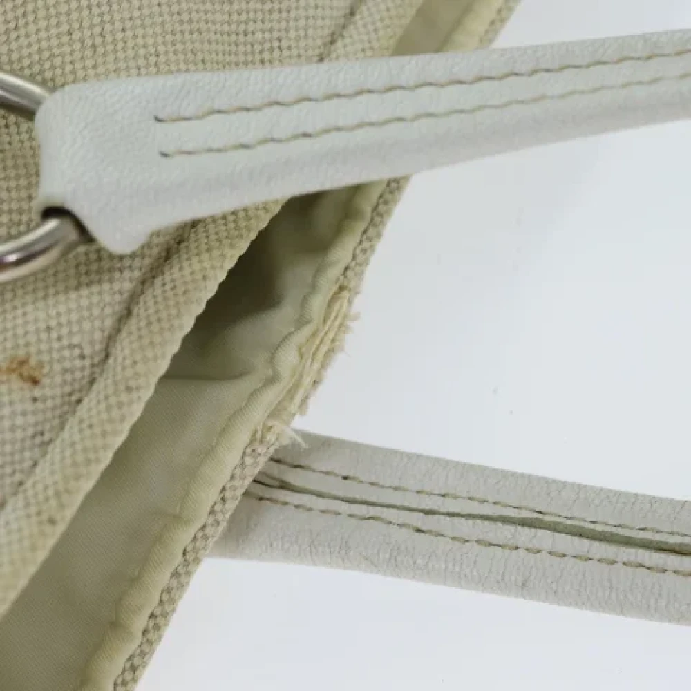 Prada Vintage Pre-owned Canvas totes Beige Dames