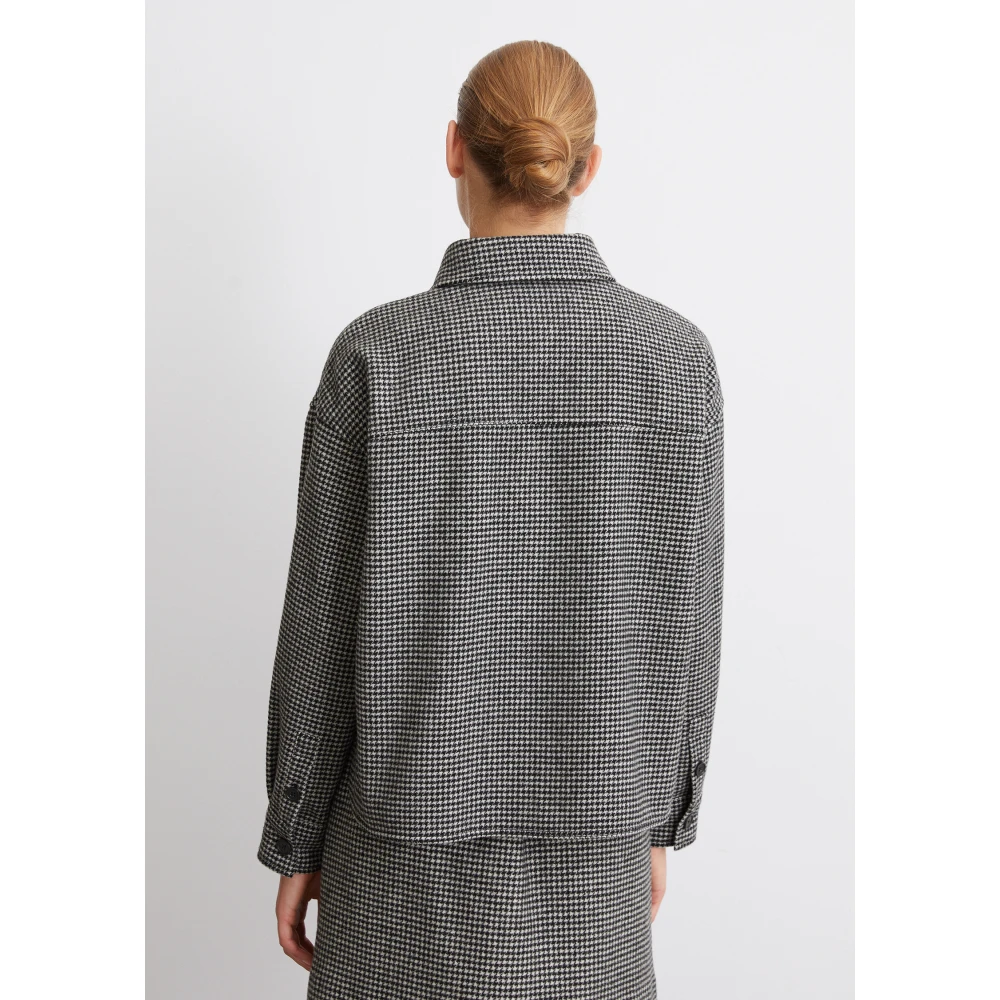 Marc O'Polo Overshirt boxy vorm Black Dames