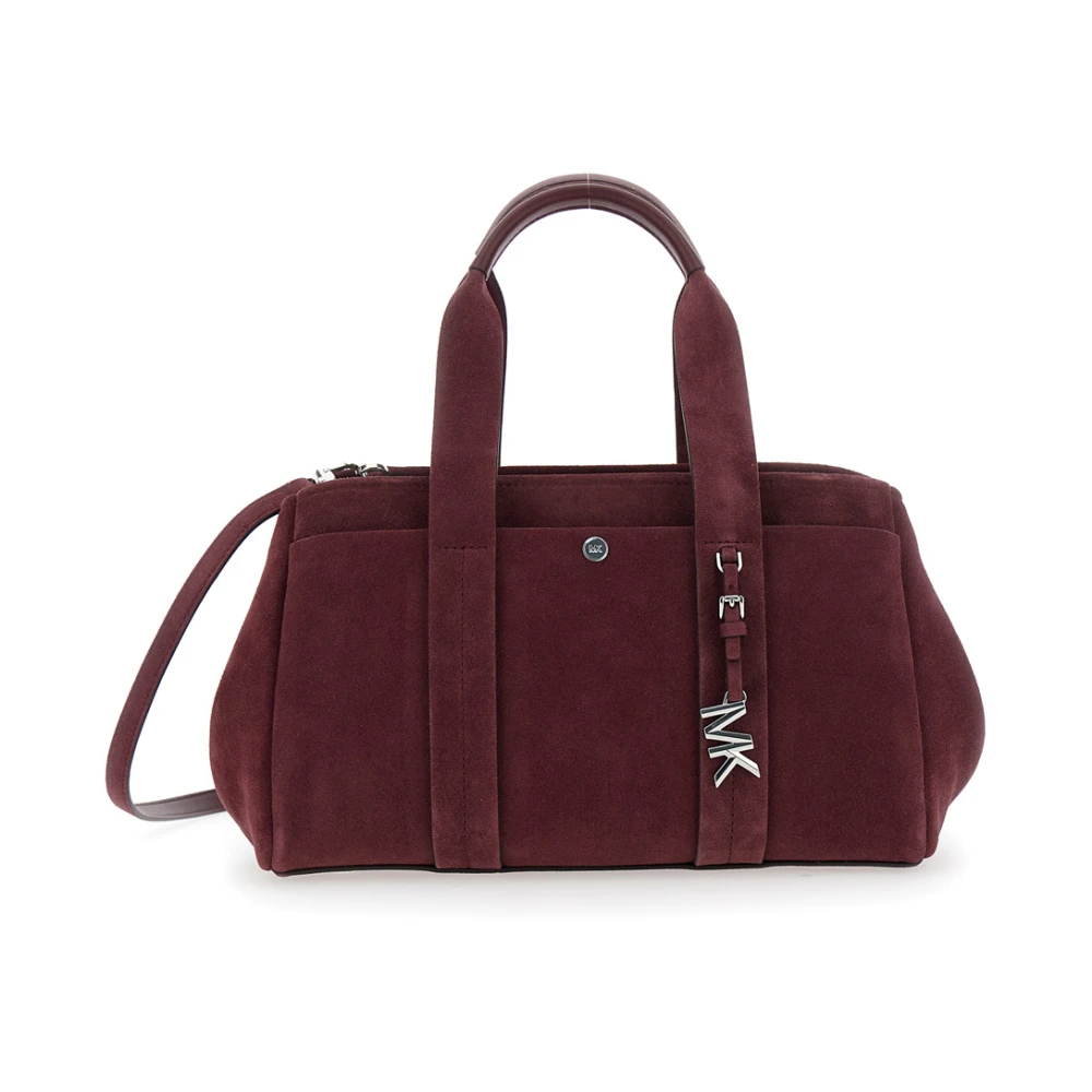 Michael Kors Women's Red Shoulder Bag With Metallic Pendant - Handbags - One Size - Bags