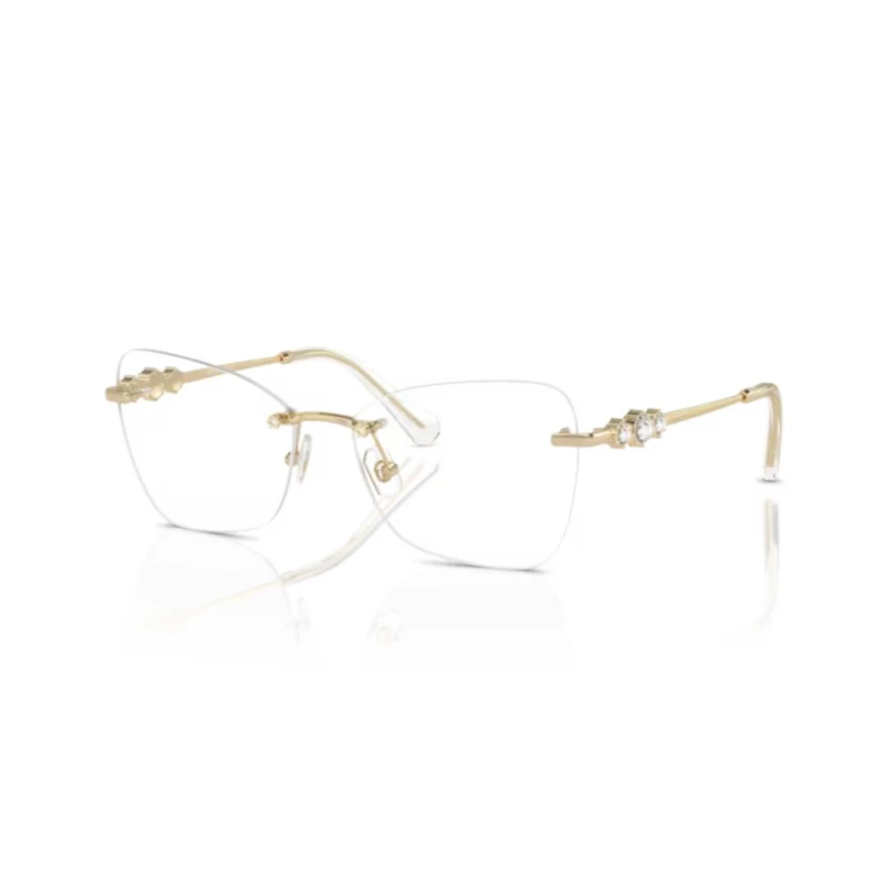 Swarovski Unisex Yellow Glasses, 55 Mm, Sk1014 Optical Frame