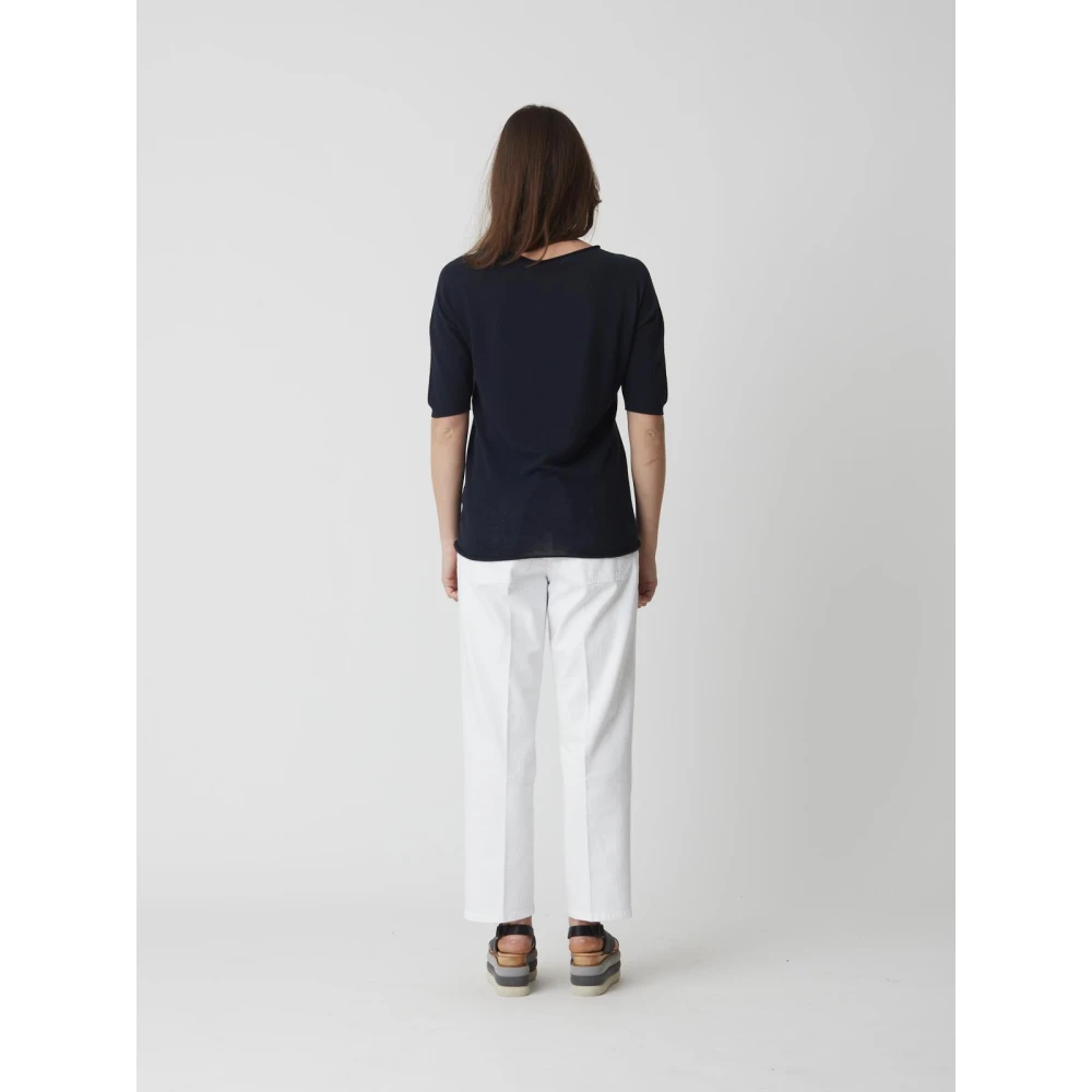 Alpha Studio Dames Crew Neck T-Shirt Blue Dames