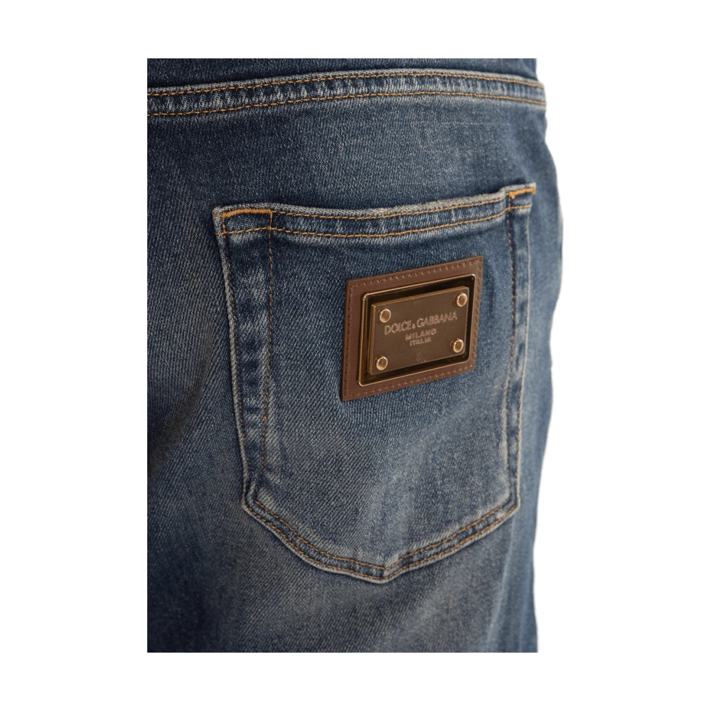 Dolce & Gabbana Heren Stijlvolle Broek Blue Heren