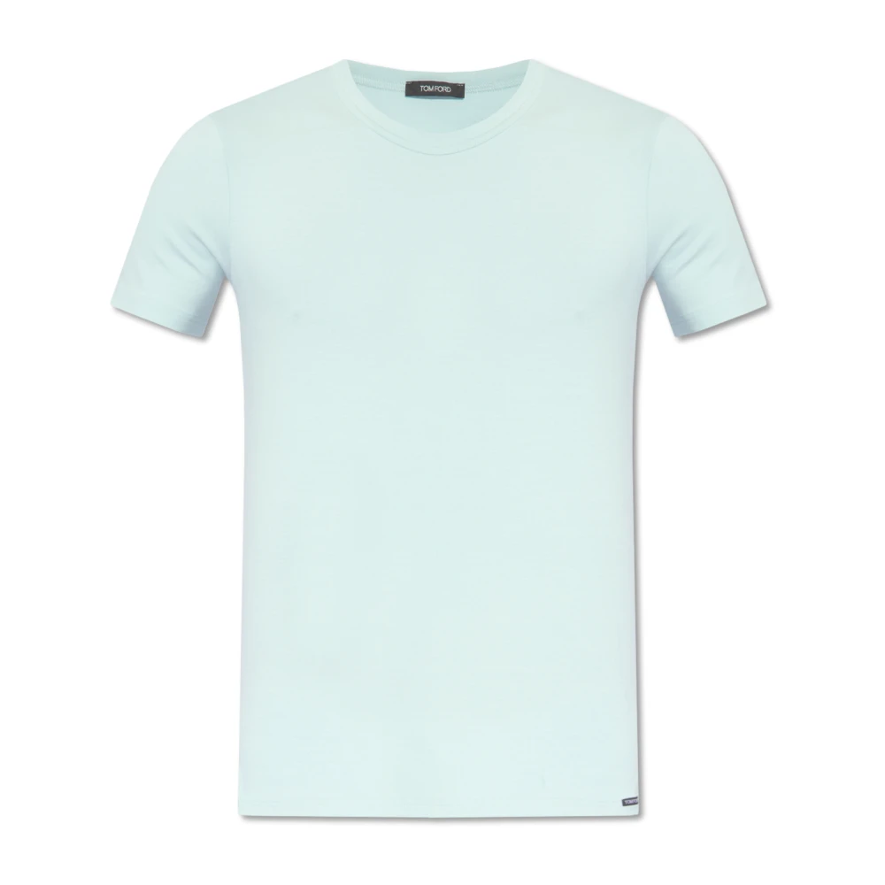 Tom Ford Katoenen T-shirt Blue Heren