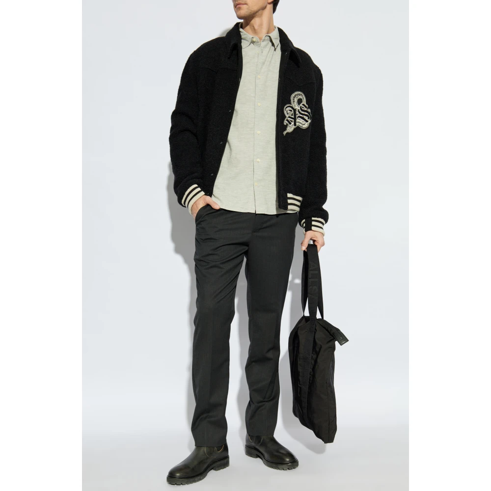 AllSaints Corduroy Shirt Lorella Gray Heren