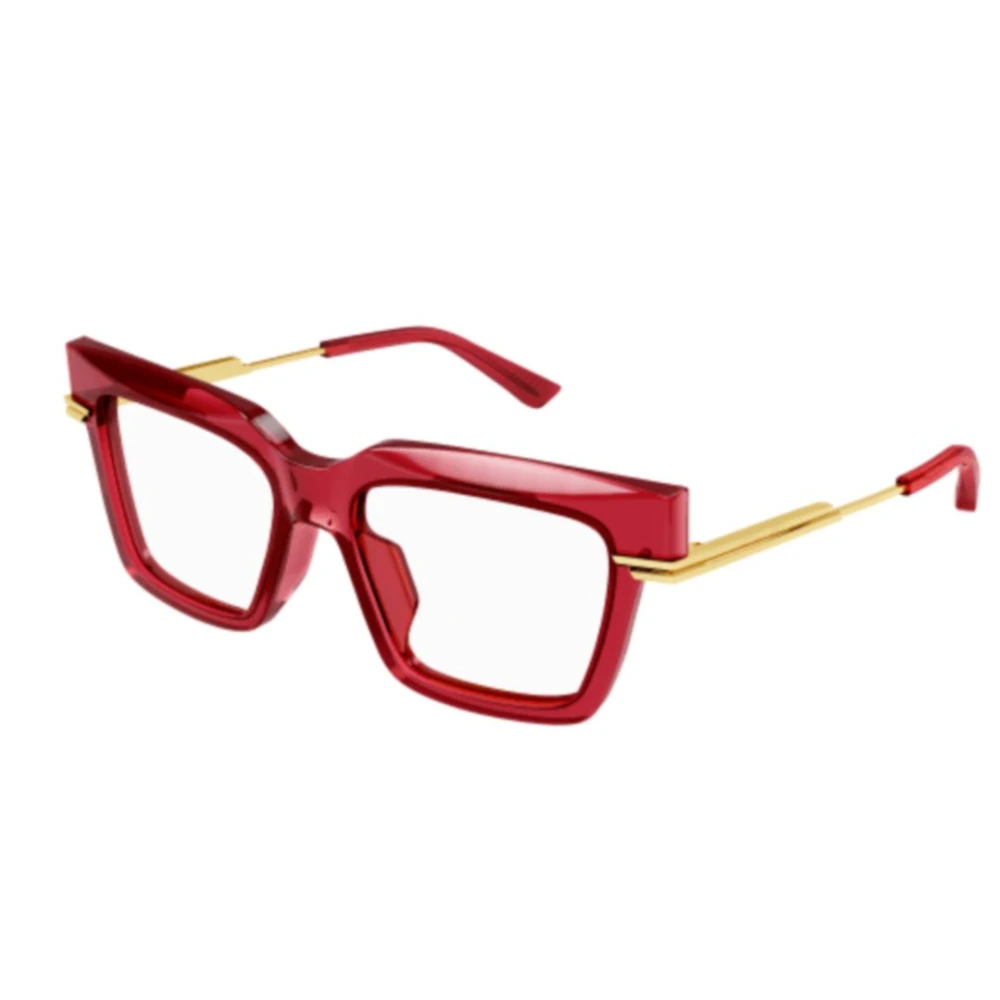 Bottega Veneta Stijlvolle Bv1243O Zonnebril Red Unisex