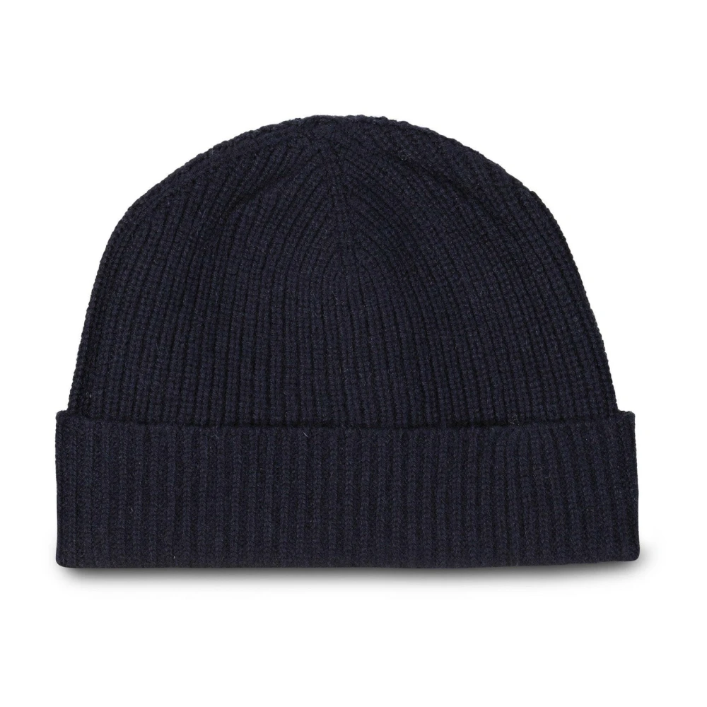 Zanieri Kasjmier Beanie met Omslag Blue Heren
