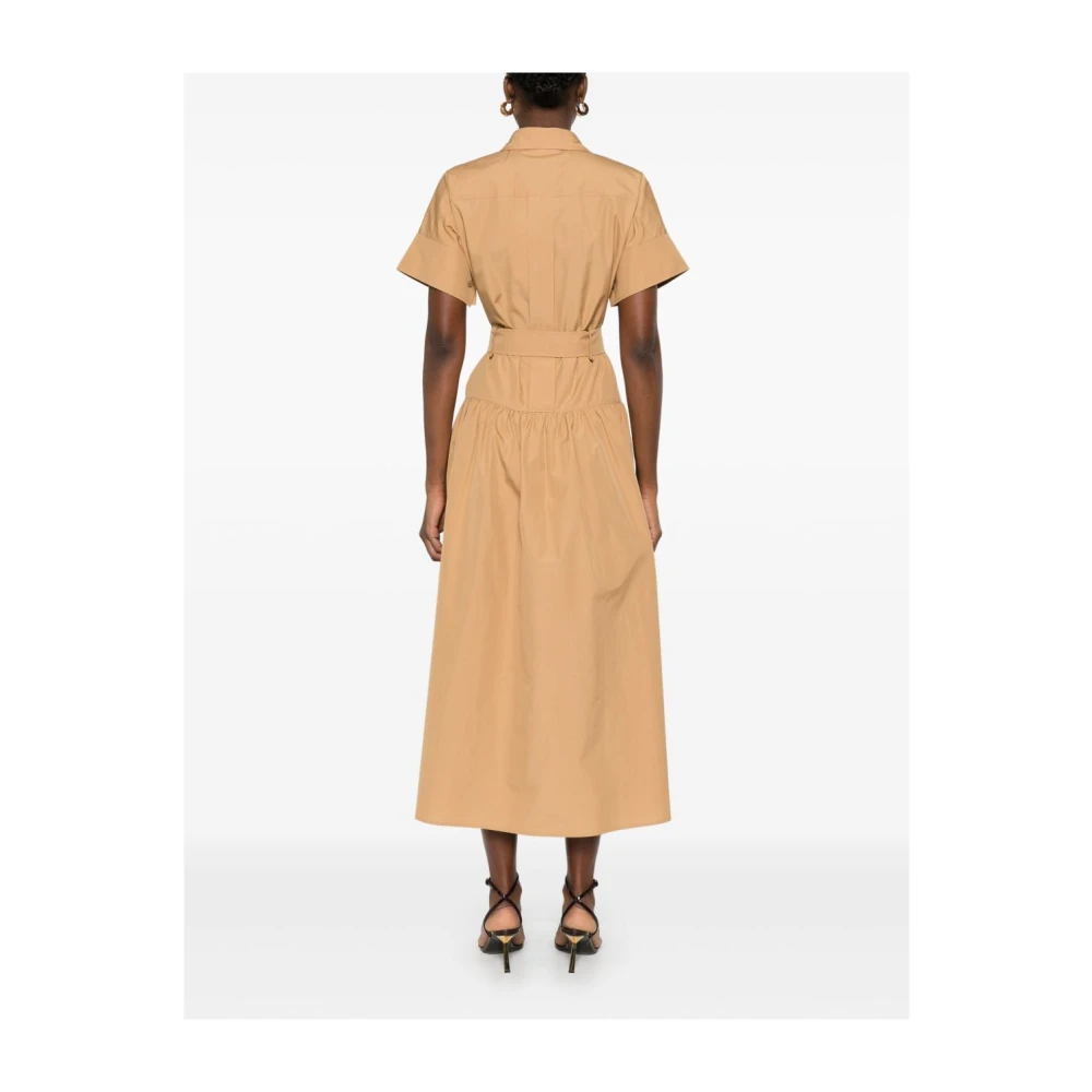 Max Mara Elegante Bruine Jurk voor Vrouwen Brown Dames
