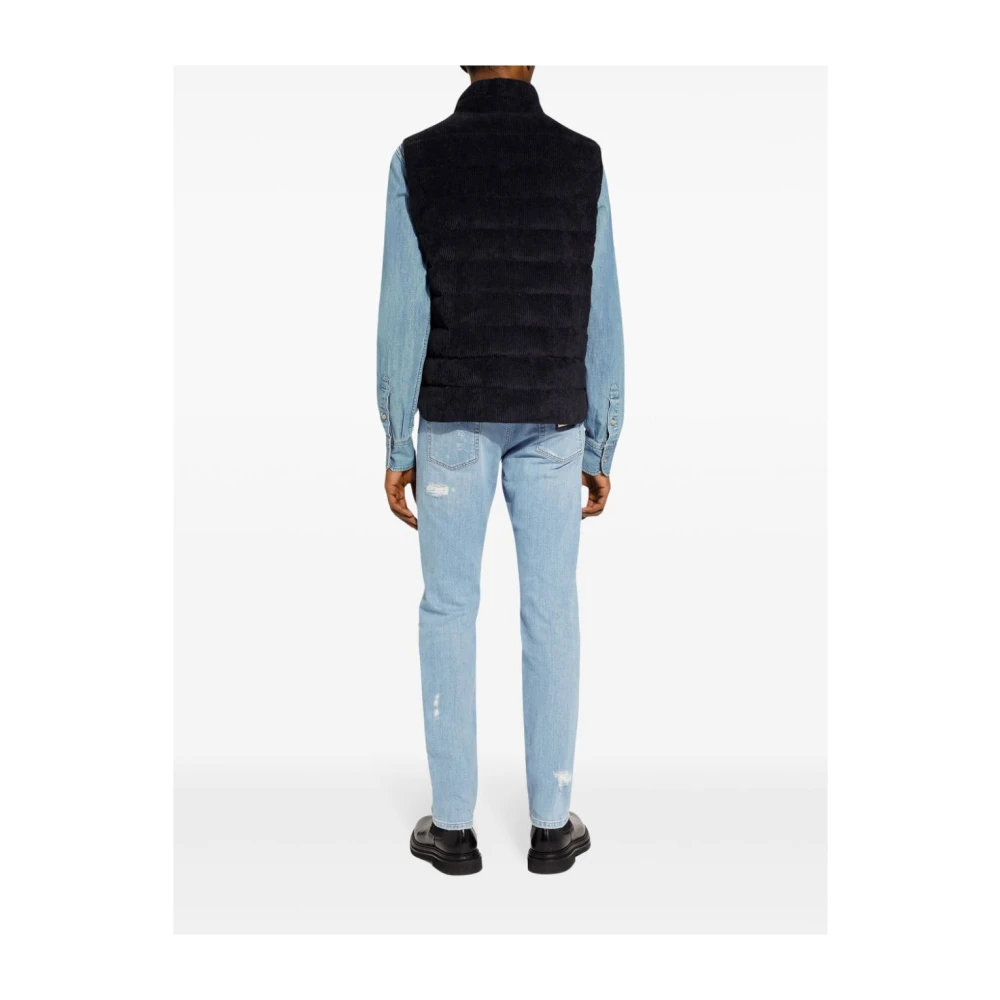 Dolce & Gabbana Zwarte Parka Winterjas Black Heren