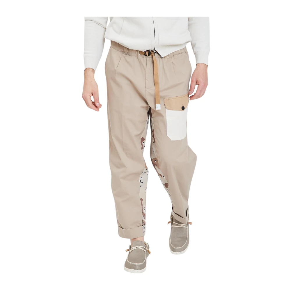 White Sand Lange Broek Beige Heren