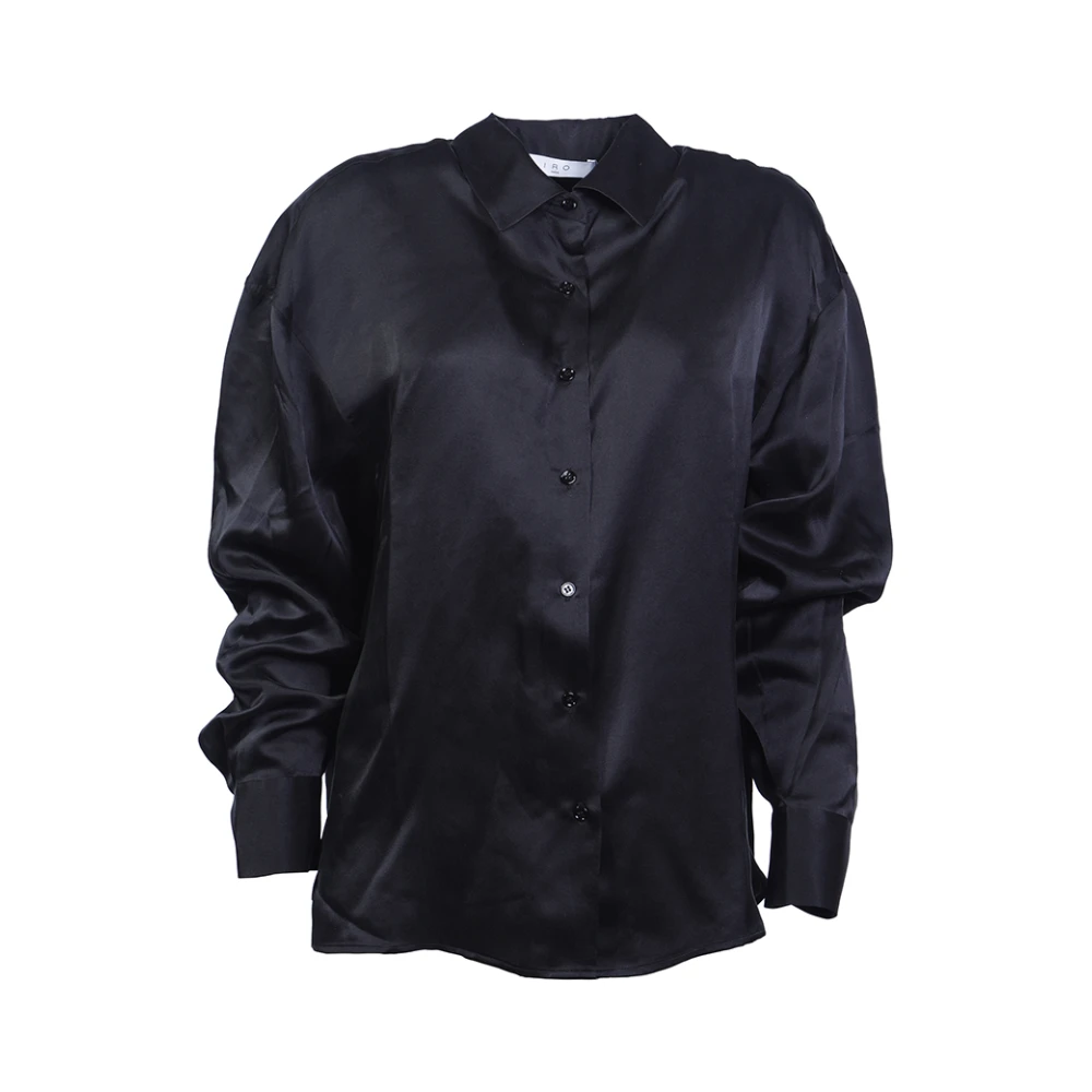 IRO Zwarte Overhemden 24Wwp18Jarila Black Dames