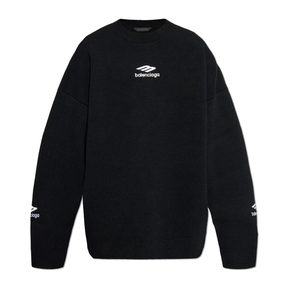 Balenciaga Wollen trui uit de Skiwear collectie Black Heren