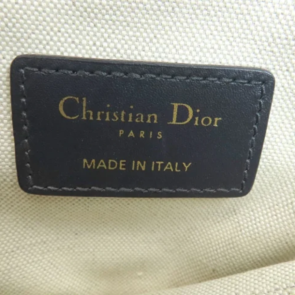 Dior Vintage Pre-owned Canvas shoulder-bags Blue Dames
