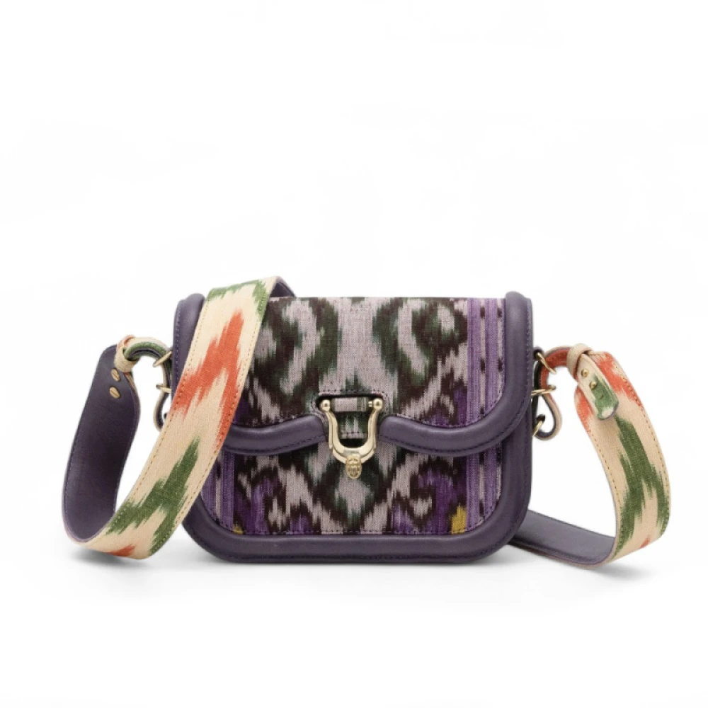 Claris Virot Mini Manon Paarse Maan Schoudertas Multicolor Dames