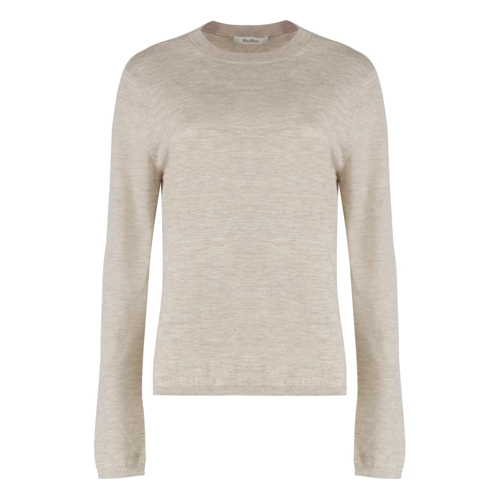 Max Mara Women's Beige Cashmere Knitwear, S, Jumper Marica In Cashmere