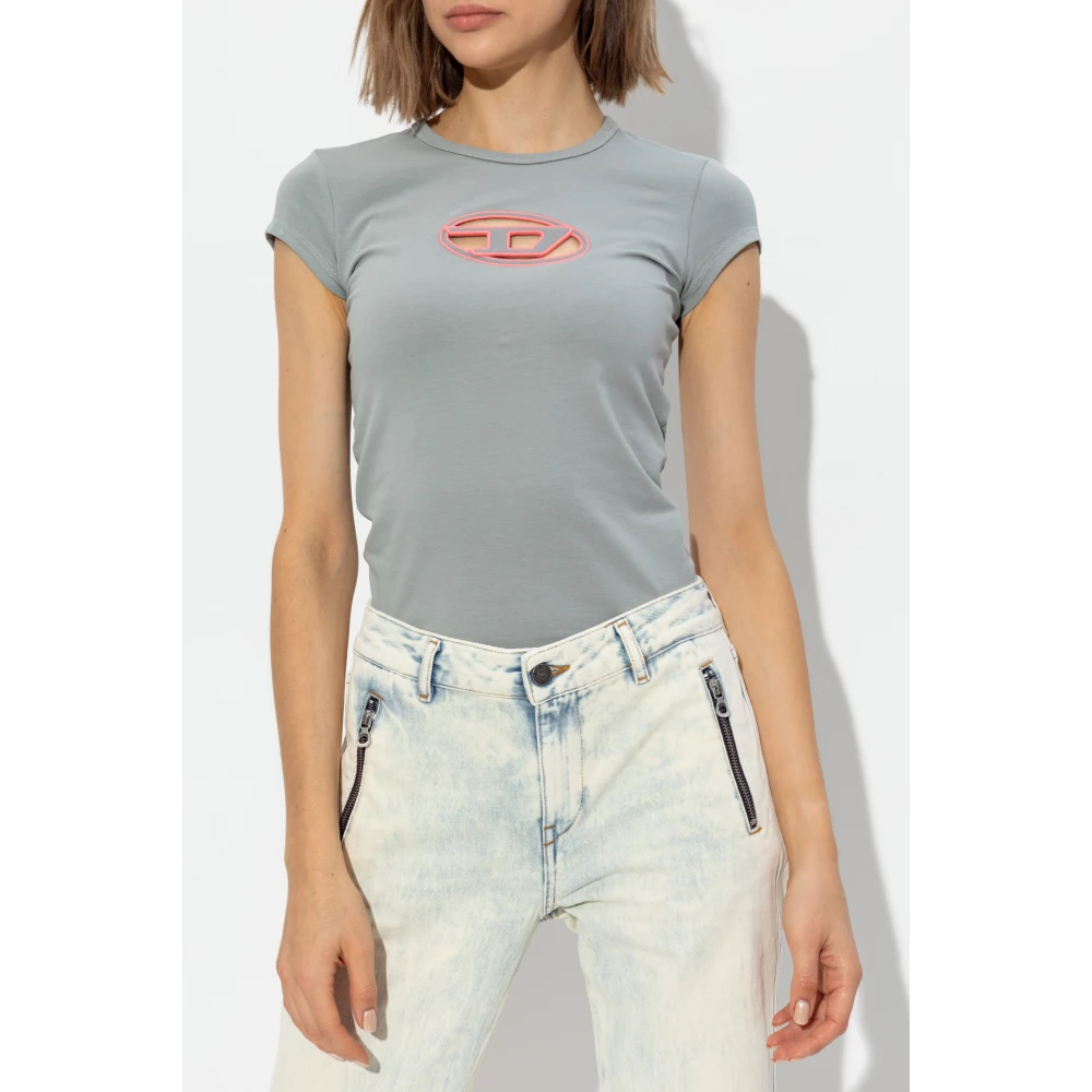 Diesel Top T-Angie Gray Dames