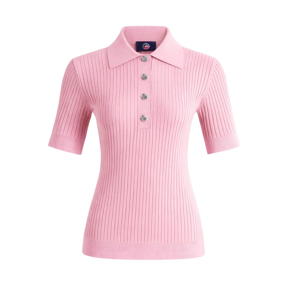 Fusalp Donna Rosa - Polo A Maniche Corte Vera - Tops - Xs
