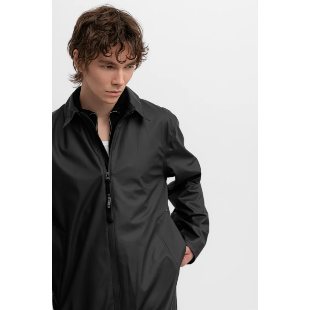 Stutterheim Lichtgewicht Waterdichte Parka Black Dames