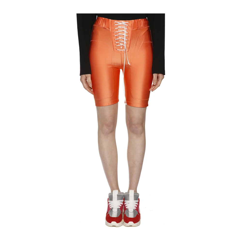 Unravel Project Lange shorts Orange Dames