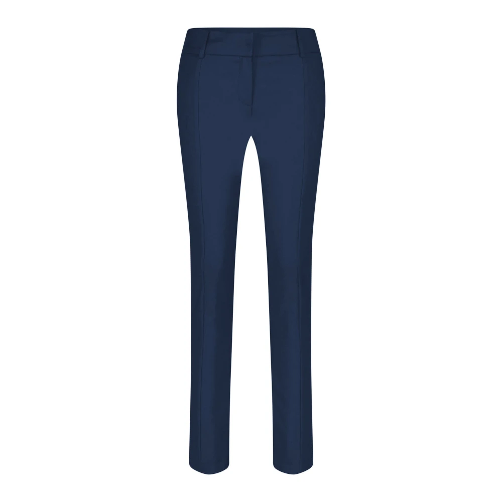 Patrizia Pepe Blå Slim Fit Byxor