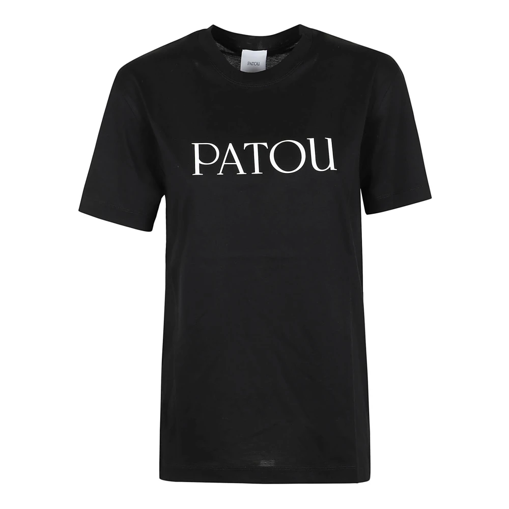 Patou Zwarte Essential T-Shirt Black Dames
