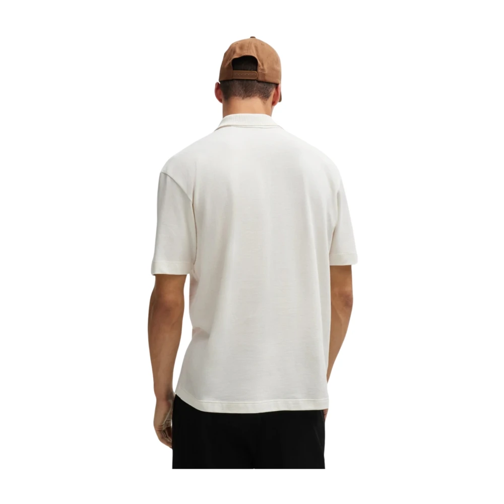 Hugo Boss Regular Fit Polo Shirt White Heren