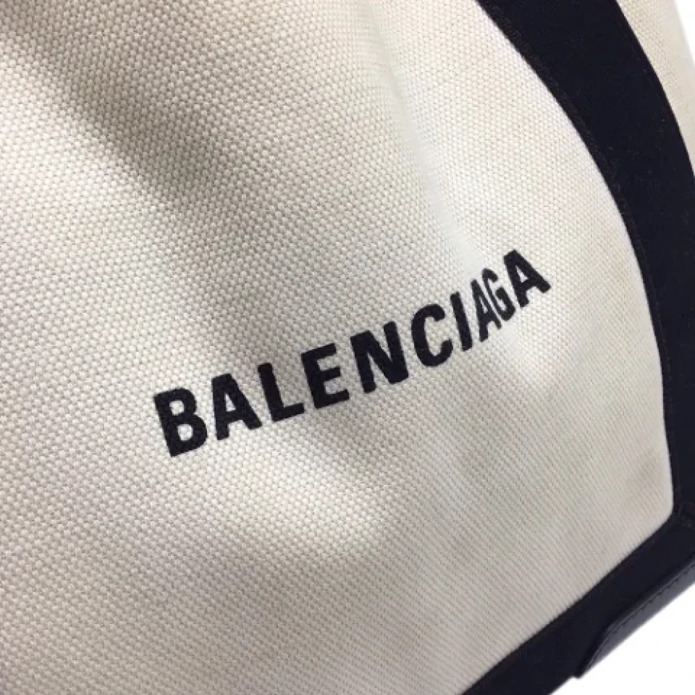 Balenciaga Vintage Pre-owned Fabric balenciaga-bags Beige Dames