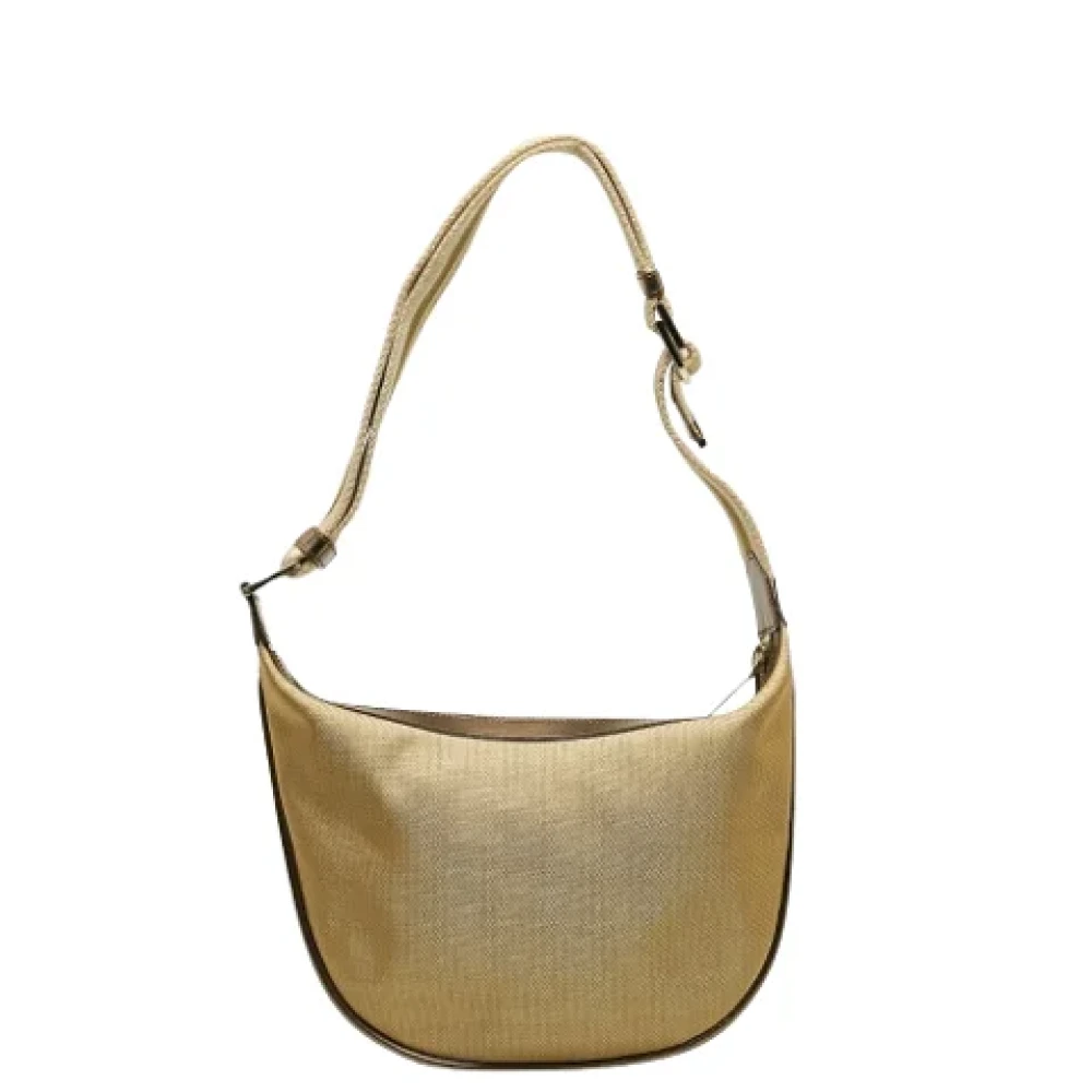 Gucci Vintage Pre-owned Canvas gucci-bags Yellow Dames