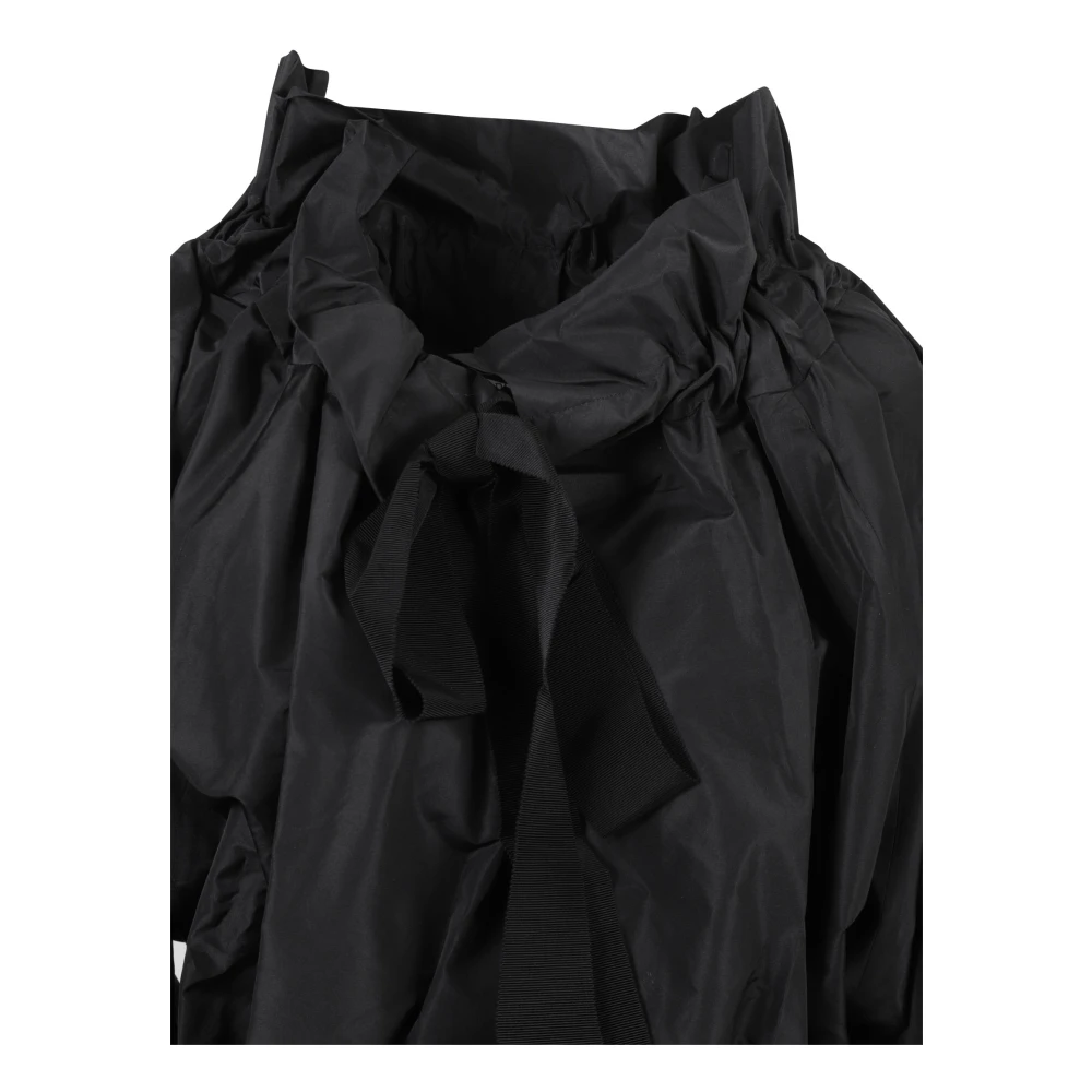 Patou Zwarte Iconische Volume Top Shirt Black Dames