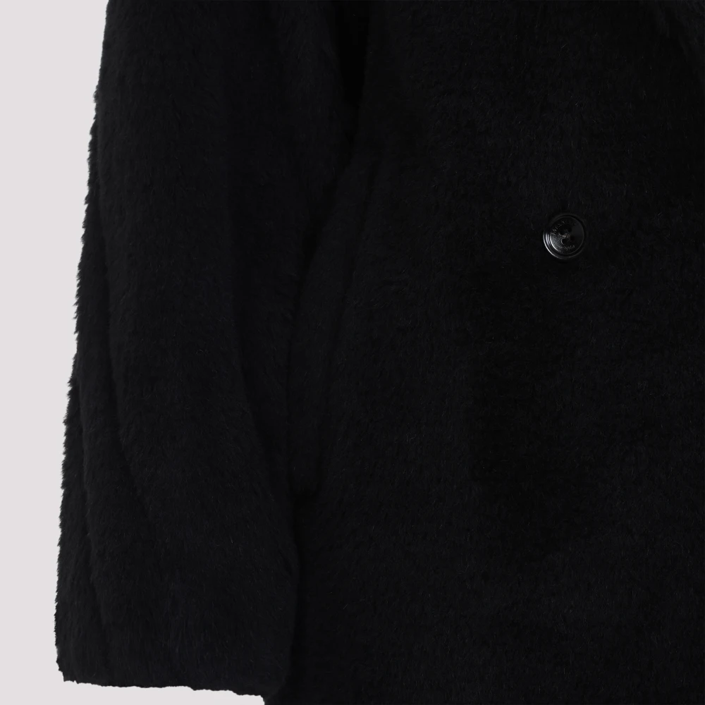 Max Mara Korte Zwarte Teddyjas Black Dames