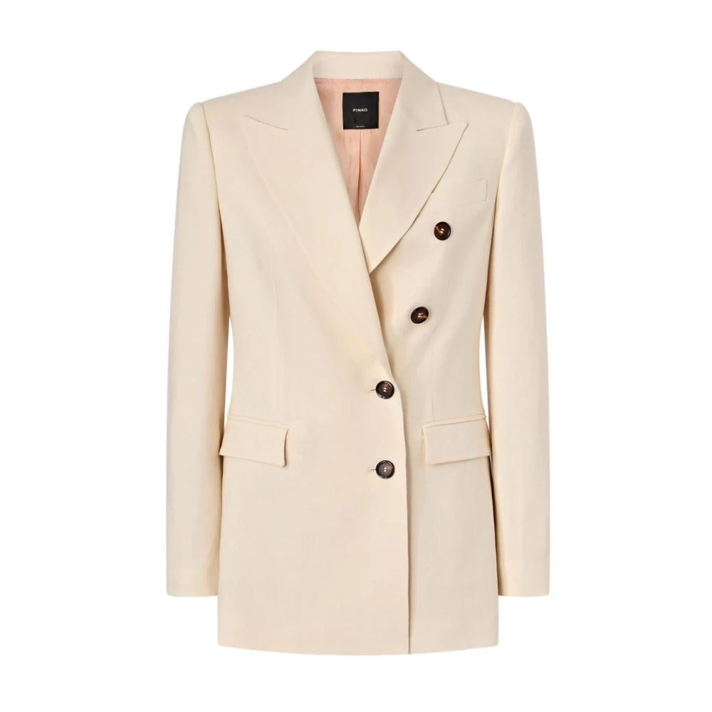 Pinko Women's Beige Blazers - Blazers - Xs - Jackets