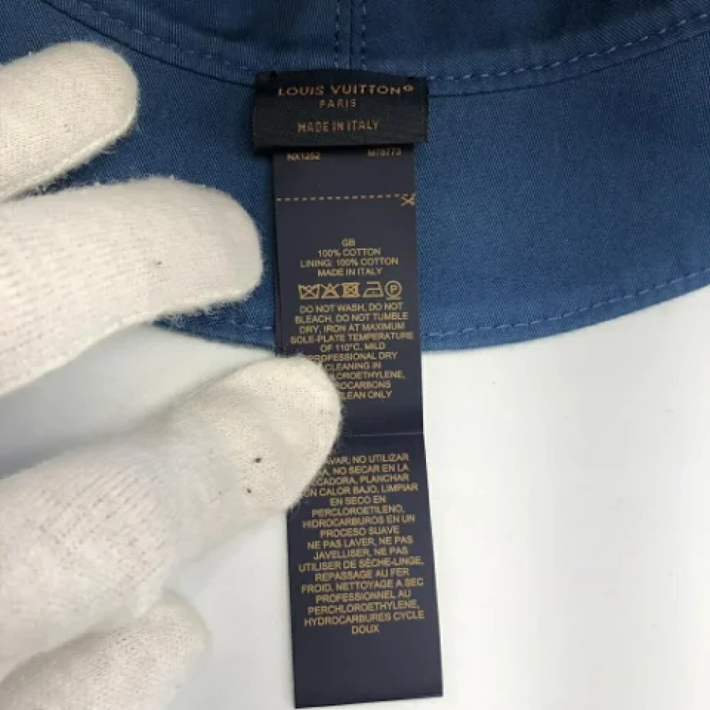 Louis Vuitton Vintage Pre-owned Fabric hats Blue Dames