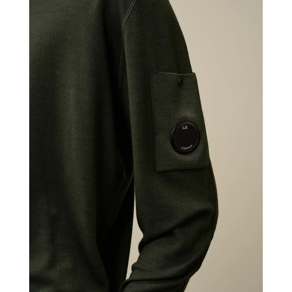 C.P. Company Groene Merinowollen Trui Green Heren