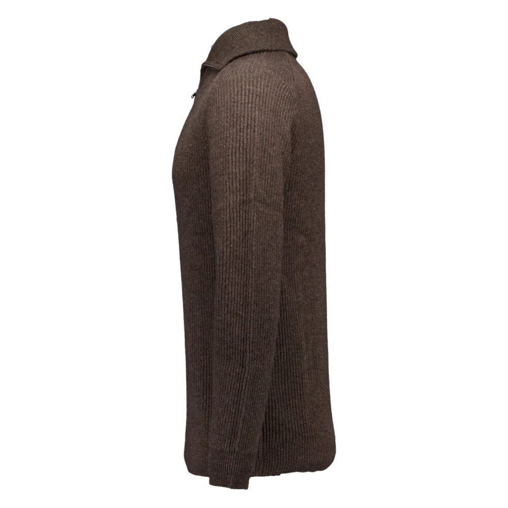 Profuomo Donkerbruine Pullover Sweater Brown Heren