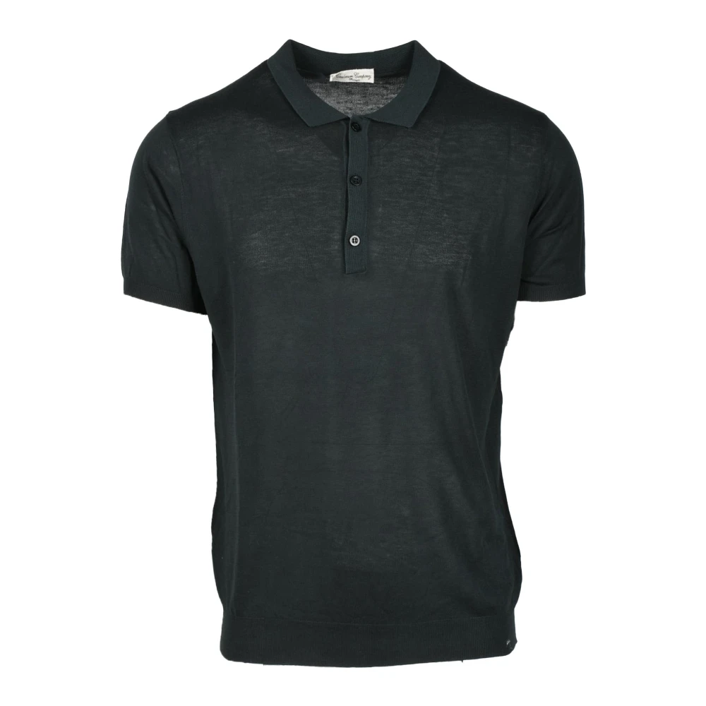 Cashmere Company Katoen Linnen Gebreide Trui Black Heren