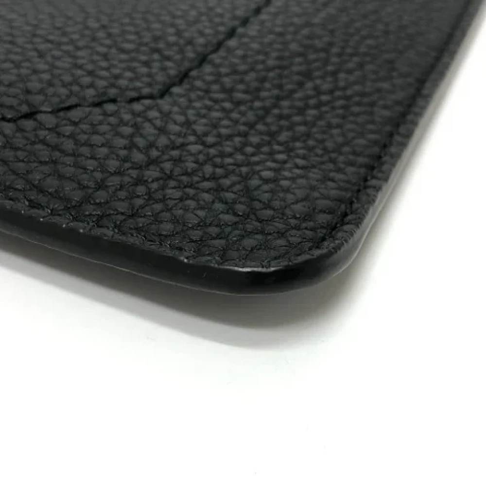 Salvatore Ferragamo Pre-owned Leather clutches Black Heren