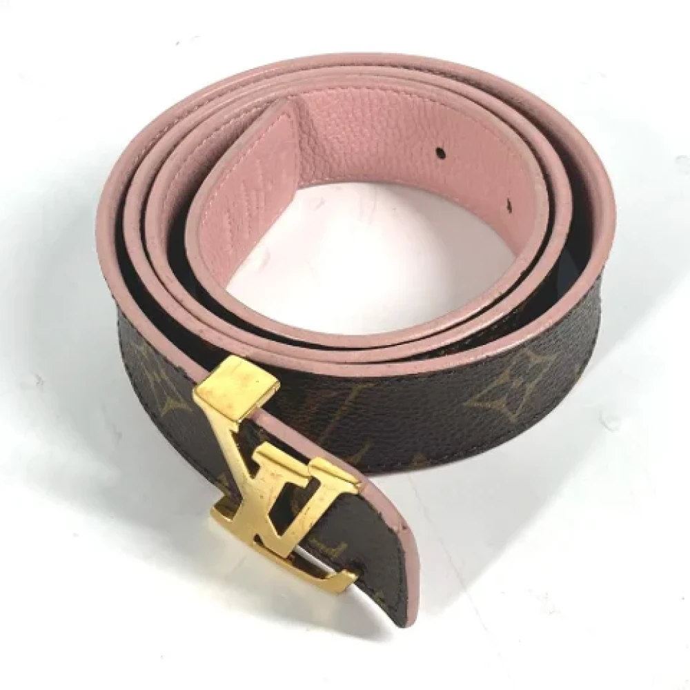 Louis Vuitton Vintage Pre-owned Cotton belts Brown Dames