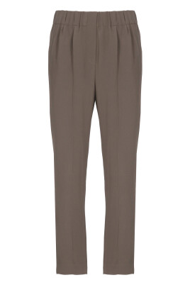 melange-soie-marron-pantalon-elastique